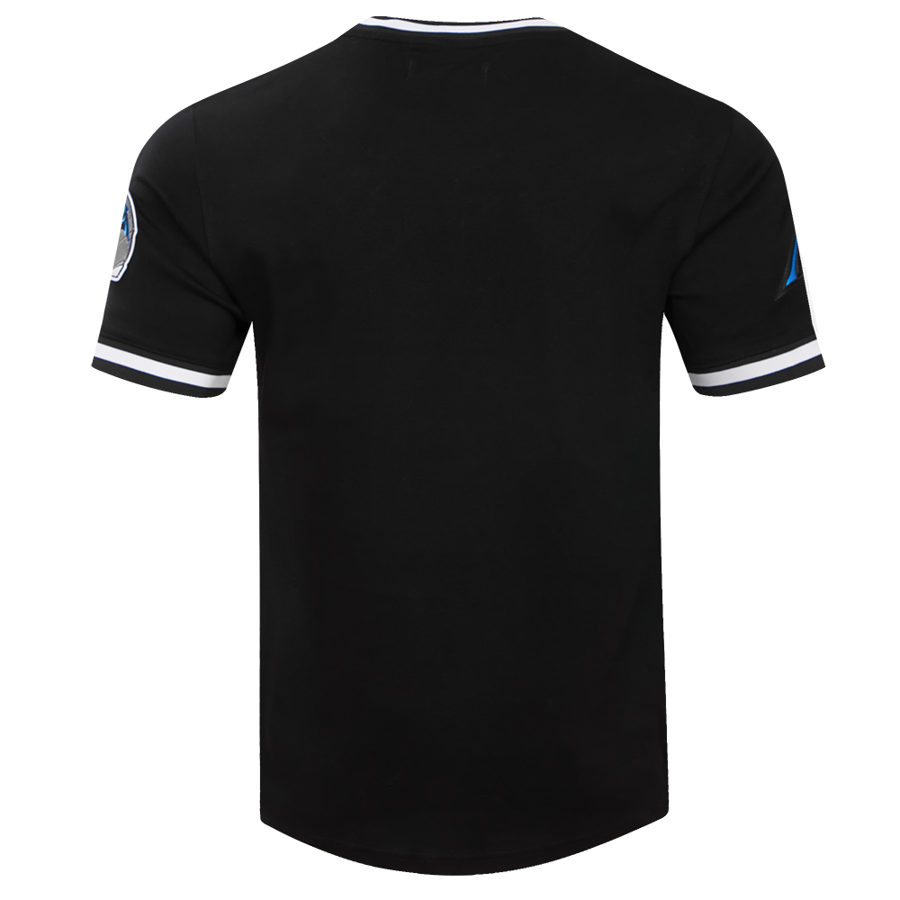 NFL CAROLINA PANTHERS CLASSIC CHENILLE TEE (BLACK)