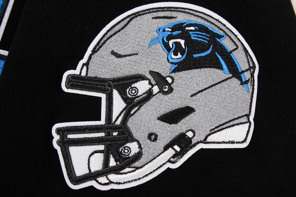 NFL CAROLINA PANTHERS CLASSIC CHENILLE TEE (BLACK)
