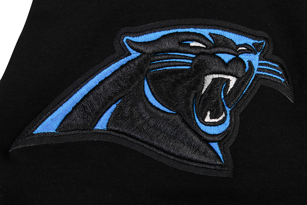 NFL CAROLINA PANTHERS CLASSIC CHENILLE TEE (BLACK)