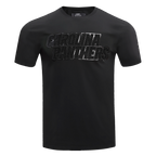 NFL CAROLINA PANTHERS TRIPLE BLACK T-SHIRT POUR HOMME (TRIPLE NOIR)