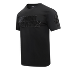 NFL CAROLINA PANTHERS TRIPLE BLACK T-SHIRT POUR HOMME (TRIPLE NOIR)