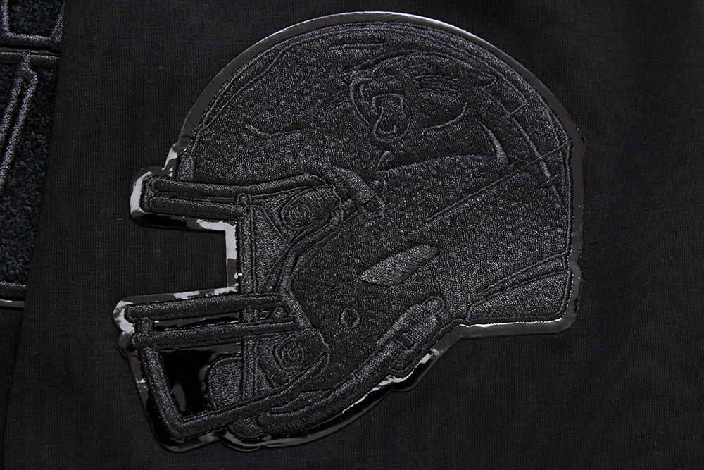 NFL CAROLINA PANTHERS TRIPLE BLACK T-SHIRT POUR HOMME (TRIPLE NOIR)