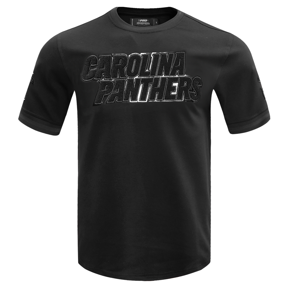 NFL CAROLINA PANTHERS TRIPLE BLACK T-SHIRT (TRIPLE NOIR)