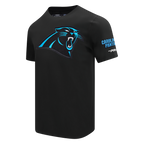 NFL CAROLINA PANTHERS T-SHIRT MASHUP POUR HOMME (NOIR)