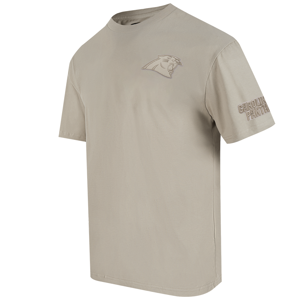 NFL CAROLINA PANTHERS NEUTRAL MEN'S CJ DROP SHOULDER TEE (TAUPE)