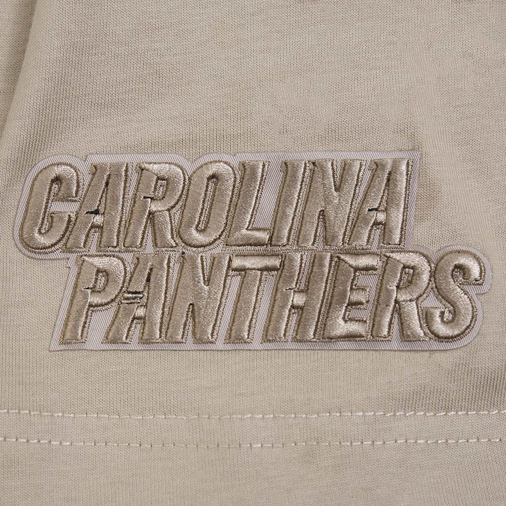 NFL CAROLINA PANTHERS NEUTRAL MEN'S CJ DROP SHOULDER TEE (TAUPE)