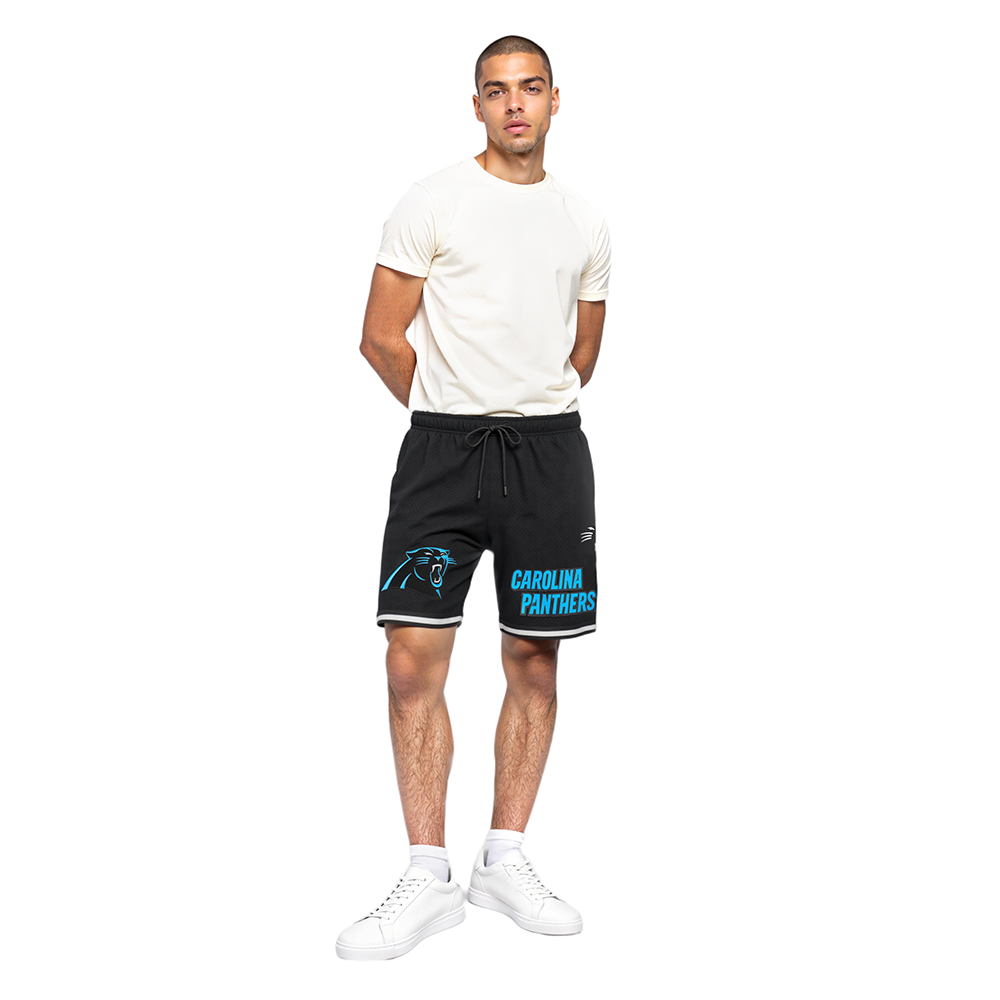 NFL CAROLINA PANTHERS CLASSIC MESH SHORT POUR HOMME (NOIR)