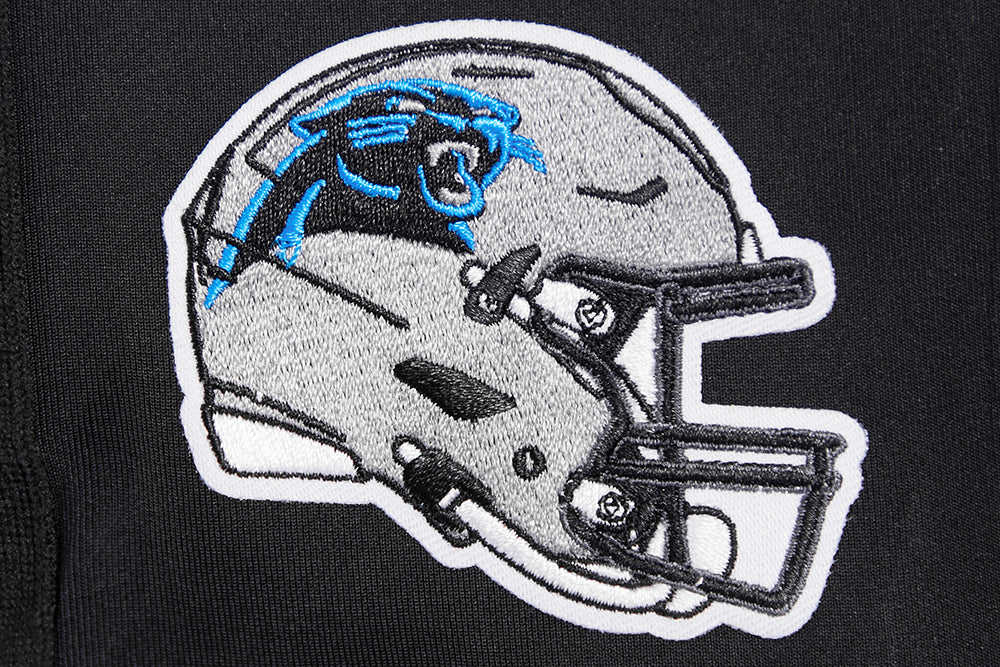 NFL CAROLINA PANTHERS CLASSIC PANTALON D'ENTRAÎNEMENT EN MAILLE DOUBLE POUR HOMME (NOIR)