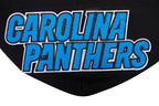 NFL CAROLINA PANTHERS CLASSIC CHENILLE MEN'S DK FZ HOODIE (BLACK)