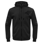 NFL CAROLINA PANTHERS TRIPLE BLACK MEN'S DK FZ HOODIE (TRIPLE BLACK)