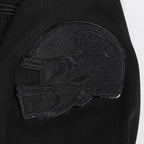 NFL CAROLINA PANTHERS TRIPLE BLACK MEN'S DK FZ HOODIE (TRIPLE BLACK)