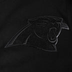 NFL CAROLINA PANTHERS TRIPLE BLACK MEN'S DK FZ HOODIE (TRIPLE BLACK)