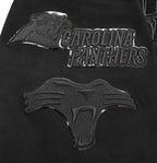NFL CAROLINA PANTHERS TRIPLE BLACK CHANDAIL À CAPUCHON (TRIPLE NOIR)