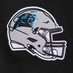 NFL CAROLINA PANTHERS OLD ENGLISH MEN'S FLC PO HOODIE (BLACK)