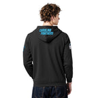 NFL CAROLINA PANTHERS OLD ENGLISH MEN'S FLC PO HOODIE (BLACK)