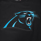 NFL CAROLINA PANTHERS MASHUP MEN'S RIB CREWNECK (BLACK)