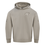 NFL CAROLINA PANTHERS NEUTRAL MEN'S DROP SHOULDER FLC PO HOODIE (TAUPE)