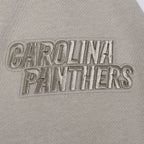 NFL CAROLINA PANTHERS NEUTRAL MEN'S DROP SHOULDER FLC PO HOODIE (TAUPE)