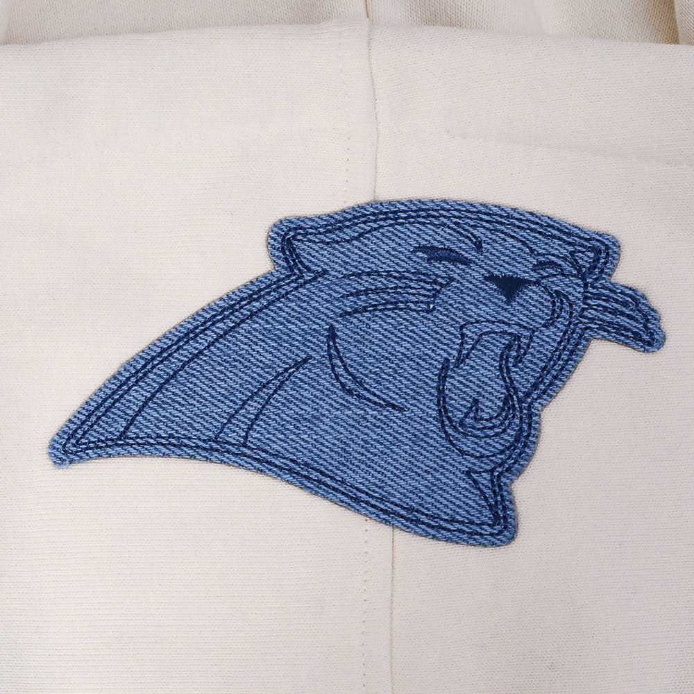 NFL CAROLINA PANTHERS VARSITY BLUES CHANDAIL À CAPUCHON EN MOLLETON POUR HOMME (LIN)