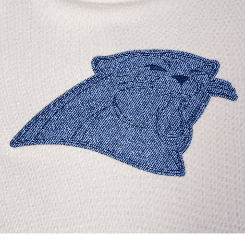 NFL CAROLINA PANTHERS VARSITY BLUES CHANDAIL À CAPUCHON EN MOLLETON POUR HOMME (LIN)