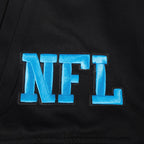 NFL CAROLINA PANTHERS BLOUSON PRO GAME DAY EN MAILLE DOUBLE POUR HOMME (NOIR/ARGENT/BLANC)