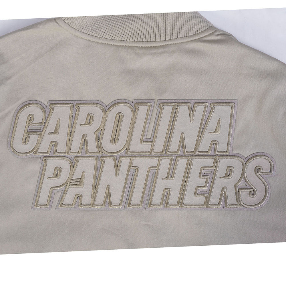 NFL CAROLINA PANTHERS NEUTRAL BLOUSON EN SERGÉ POUR HOMME (TAUPE)