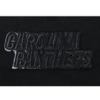 NFL CAROLINA PANTHERS TRIPLE BLACK WOMEN'S FLC CREWNECK (TRIPLE BLACK WOMEN'S)