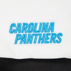 NFL CAROLINA PANTHERS CLASSIC BLOUSON COLLÉGIAL EN LAINE POUR FEMME (NOIR/BLANC)