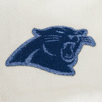 NFL CAROLINA PANTHERS VARSITY BLUES BLOUSON COLLÉGIAL EN DENIM POUR FEMME (DENIM/LIN)