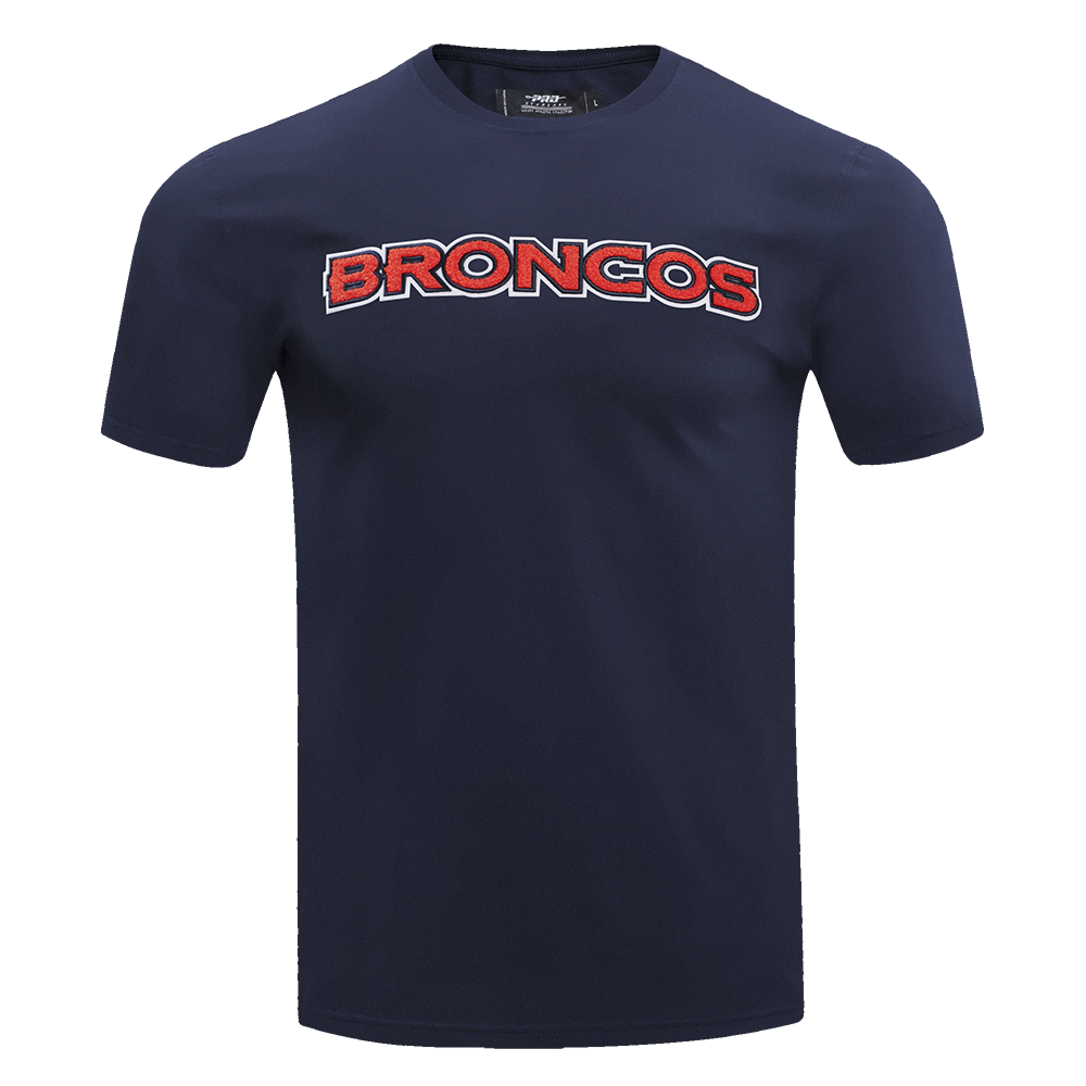 NFL DENVER BRONCOS CLASSIC CHENILLE MEN'S   TEE (MIDNIGHT NAVY)