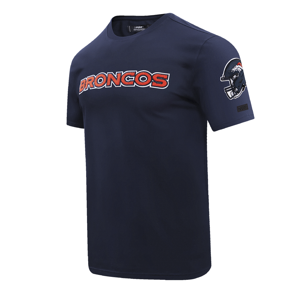 NFL DENVER BRONCOS CLASSIC CHENILLE MEN'S   TEE (MIDNIGHT NAVY)
