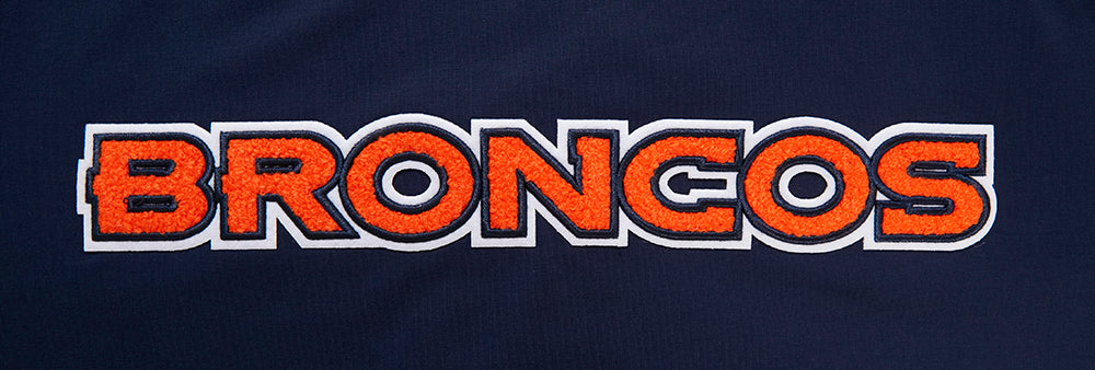 NFL DENVER BRONCOS CLASSIC CHENILLE MEN'S   TEE (MIDNIGHT NAVY)