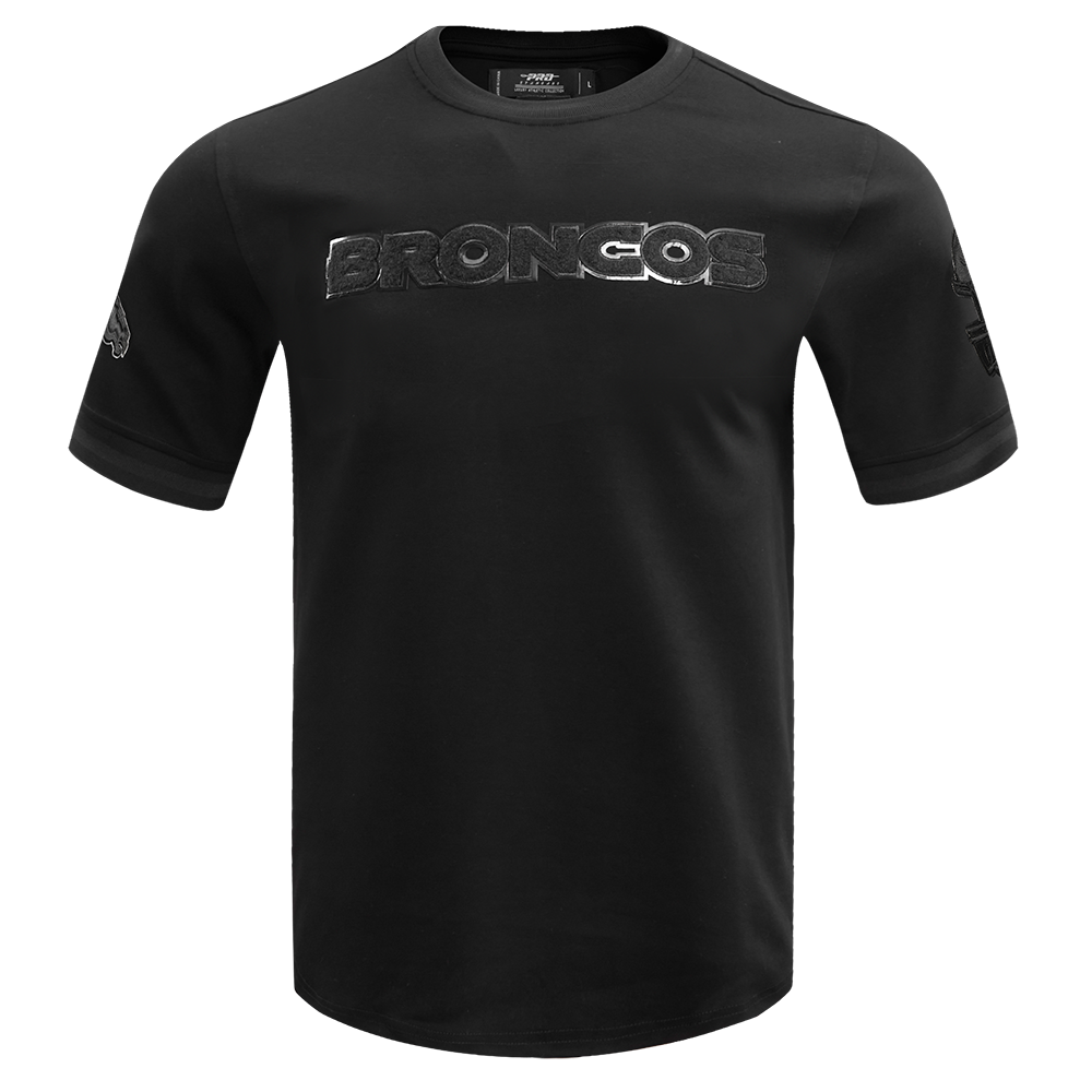 NFL DENVER BRONCOS TRIPLE BLACK T-SHIRT (TRIPLE NOIR)