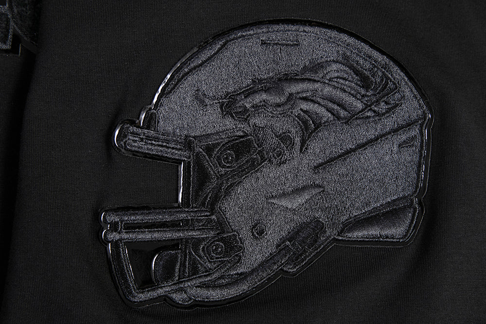 NFL DENVER BRONCOS TRIPLE BLACK T-SHIRT POUR HOMME (TRIPLE NOIR)
