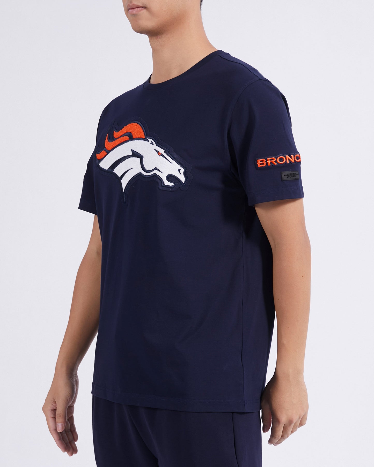 NFL DENVER BRONCOS MASHUP MEN'S TEE (MIDNIGHT NAVY)