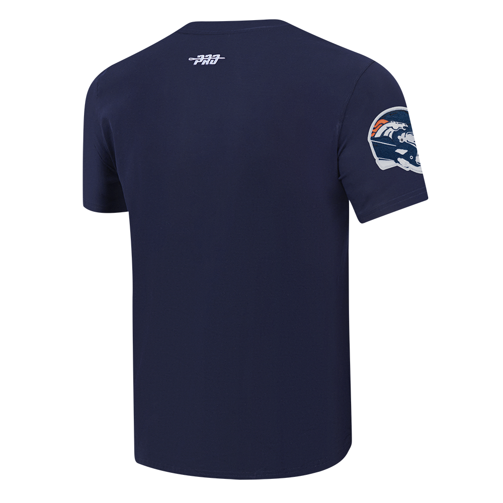 NFL DENVER BRONCOS TEAM BADGE MEN'S WM SJ TEE (MIDNIGHT NAVY)