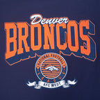NFL DENVER BRONCOS TEAM BADGE MEN'S WM SJ TEE (MIDNIGHT NAVY)