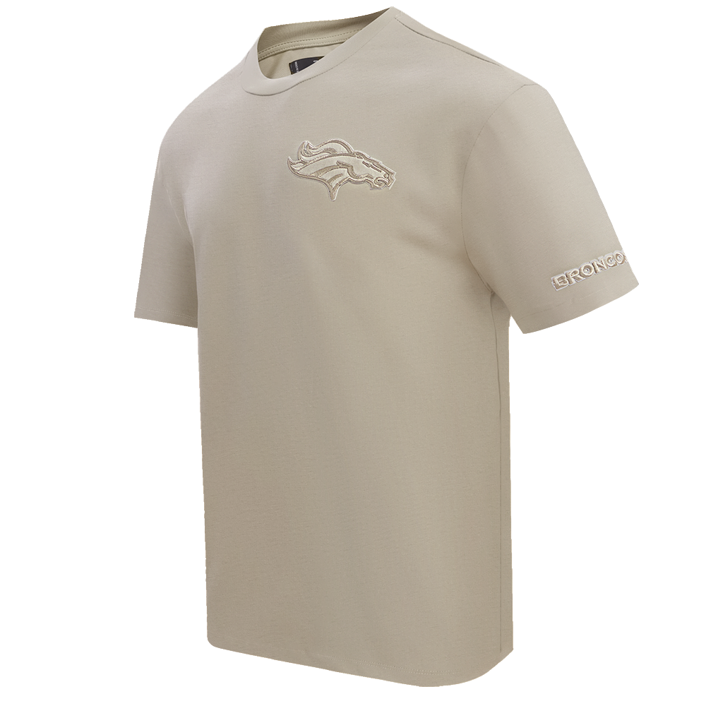NFL DENVER BRONCOS NEUTRAL MEN'S CJ  DROP SHOULDER TEE (TAUPE)