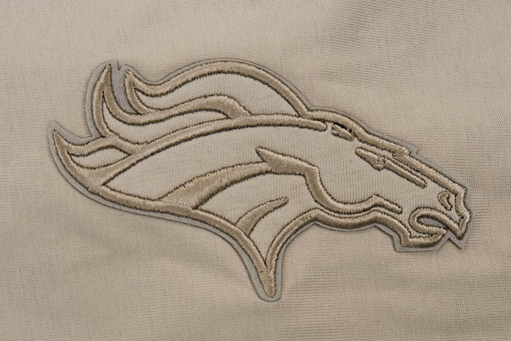 NFL DENVER BRONCOS NEUTRAL MEN'S CJ  DROP SHOULDER TEE (TAUPE)