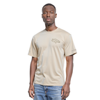NFL DENVER BRONCOS NEUTRAL MEN'S CJ  DROP SHOULDER TEE (TAUPE)