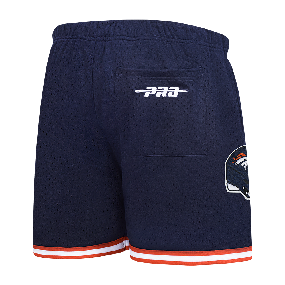 NFL DENVER BRONCOS LOGO MESH SHORT (MIDNIGHT NAVY/ORANGE)