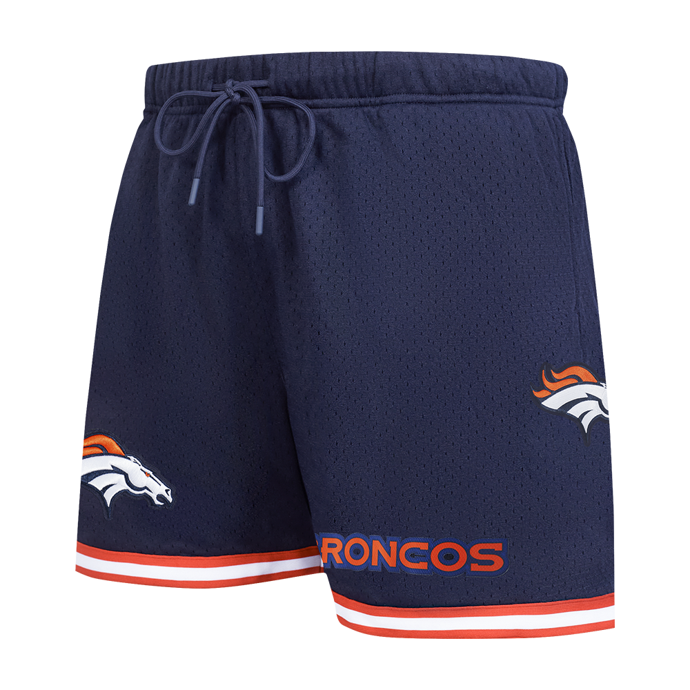 NFL DENVER BRONCOS LOGO MESH SHORT (MIDNIGHT NAVY/ORANGE)