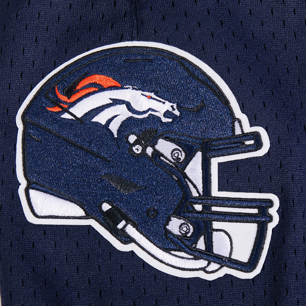 NFL DENVER BRONCOS LOGO MESH SHORT (MIDNIGHT NAVY/ORANGE)