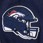 NFL DENVER BRONCOS LOGO MESH SHORT (MIDNIGHT NAVY/ORANGE)