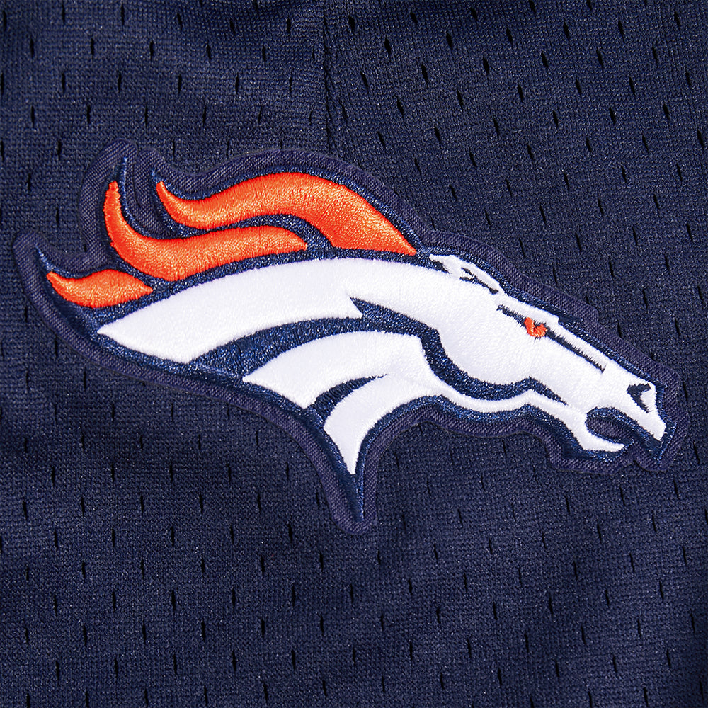 NFL DENVER BRONCOS LOGO MESH SHORT (MIDNIGHT NAVY/ORANGE)