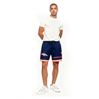 NFL DENVER BRONCOS LOGO MESH SHORT (MIDNIGHT NAVY/ORANGE)