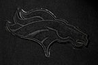 NFL DENVER BRONCOS TRIPLE BLACK BLOUSON COLLÉGIAL EN LAINE POUR HOMME (TRIPLE NOIR HOMME)