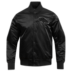 NFL DENVER BRONCOS TRIPLE BLACK BLOUSON EN SATIN POUR HOMME (TRIPLE NOIR HOMME)