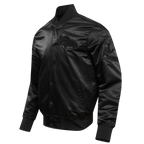 NFL DENVER BRONCOS TRIPLE BLACK BLOUSON EN SATIN POUR HOMME (TRIPLE NOIR HOMME)
