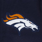 NFL DENVER BRONCOS CLASSIC CHENILLE MANTEAU POUR HOMME (MARINE MINUIT/BLANC)